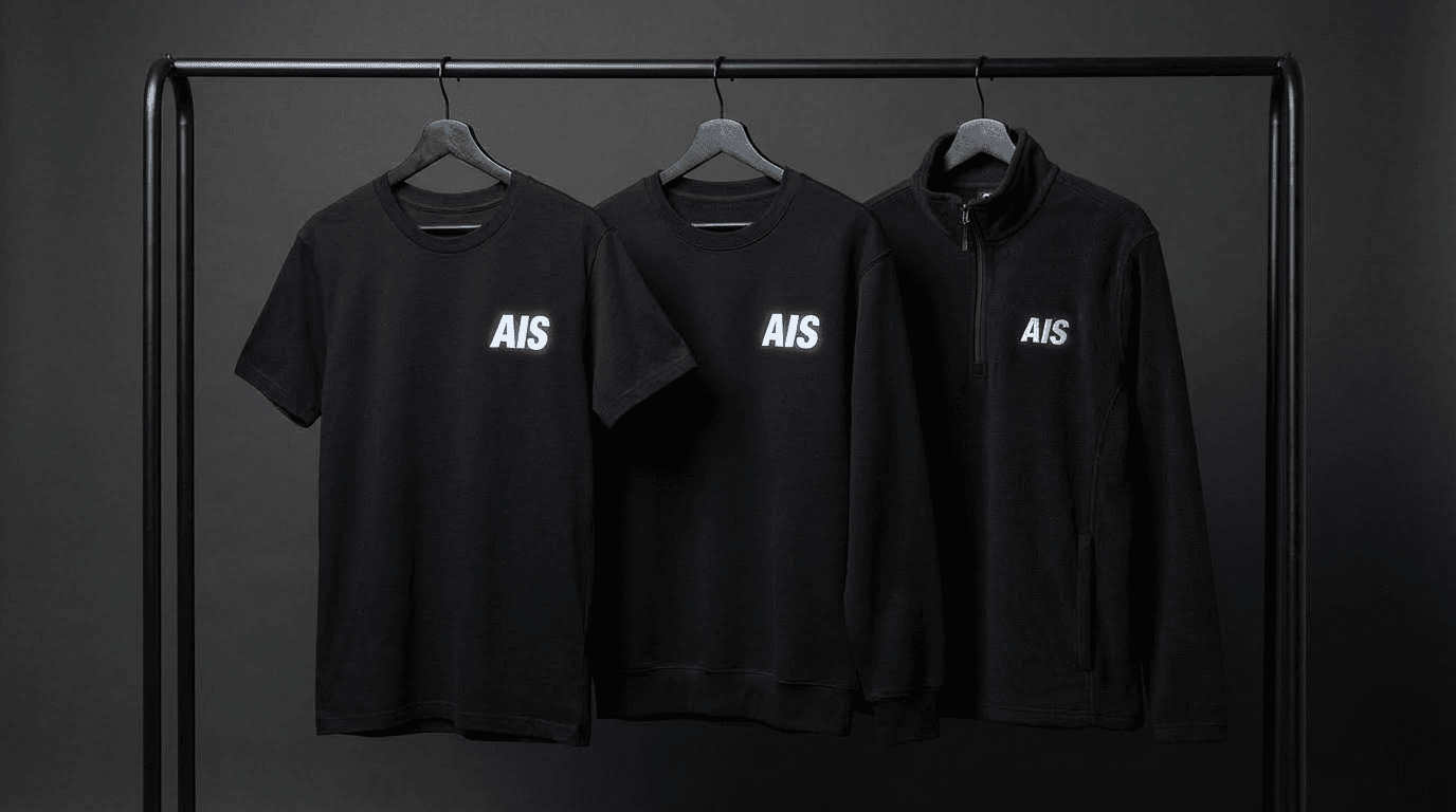 AIS Official Merchandise — clothing rack